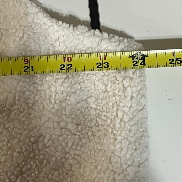 J.Jill Elements Faux Fur Long Vest Women’s Size XL in winter White – EUC - Picture 5 of 7